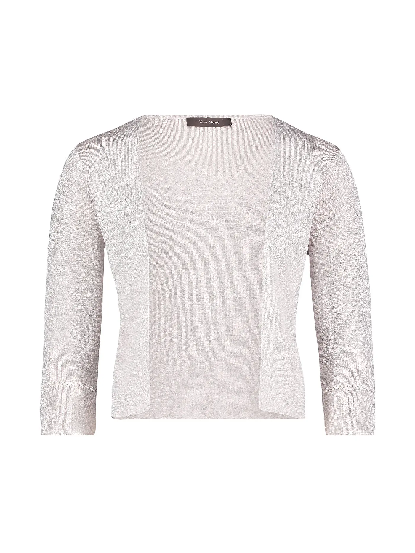 VERA MONT | Strickjacke - Bolero | silber