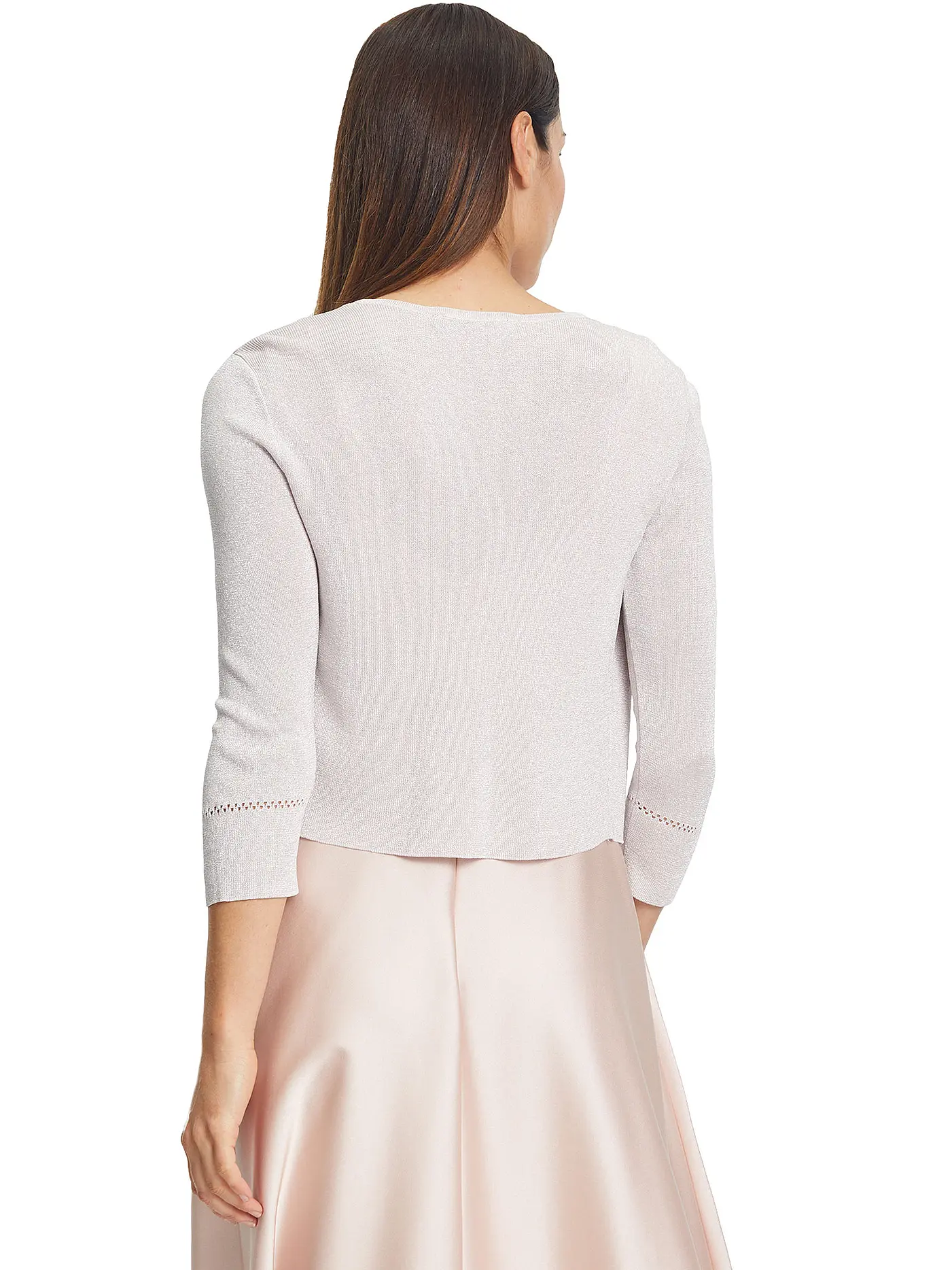 VERA MONT | Strickjacke - Bolero | silber