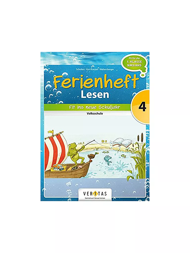 VERITAS VERLAG | Ferienheft Lesen - Volksschule 4. Klasse (Vorbereitung 1. AHS/NMS/HS) | keine Farbe