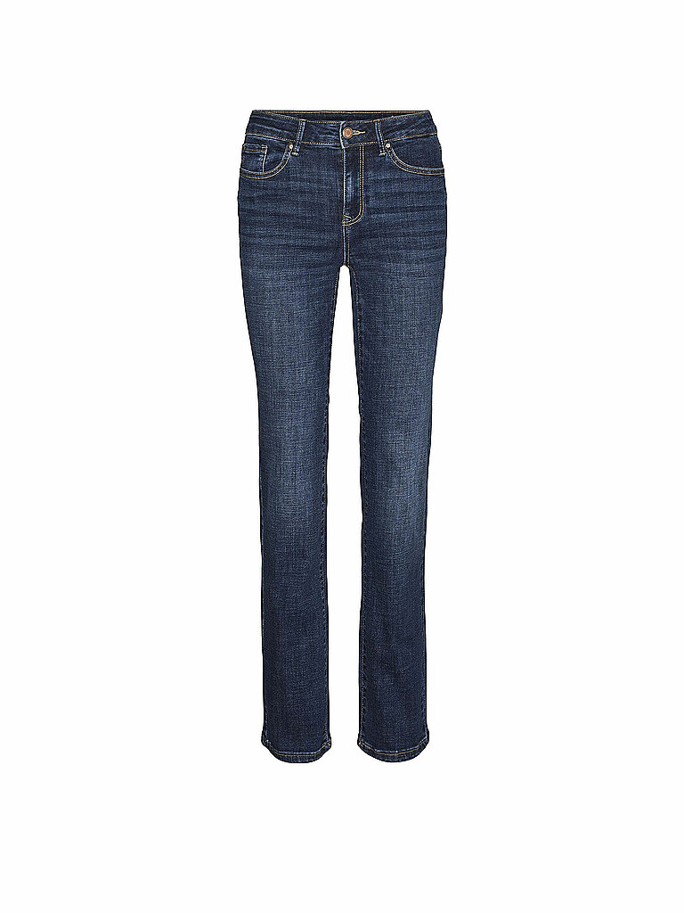 Jeans Straight Fit VMFLASH dunkelblau S/L32 damen