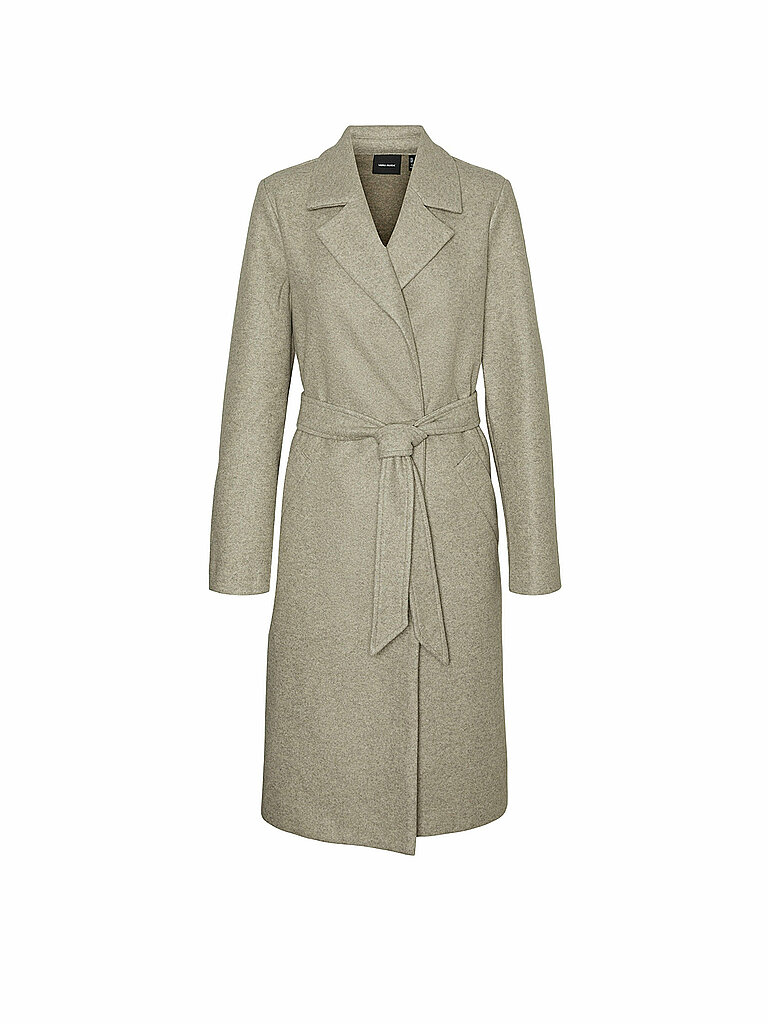 Mantel VMFORTUNEAYA beige L damen