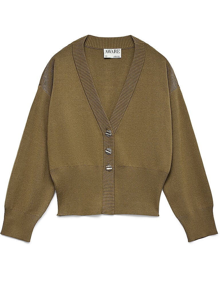 VERO MODA Cardigan AWTHILDE olive | XL