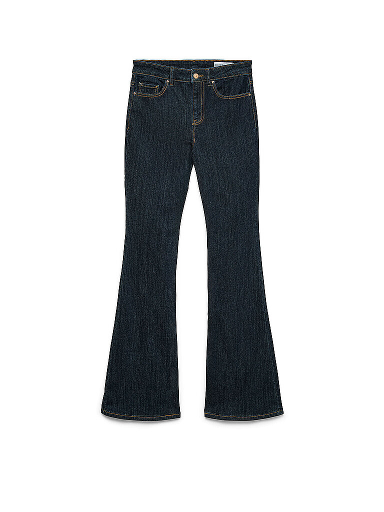 VERO MODA Jeans Flared Fit VMFLASH dunkelblau | XS/L30