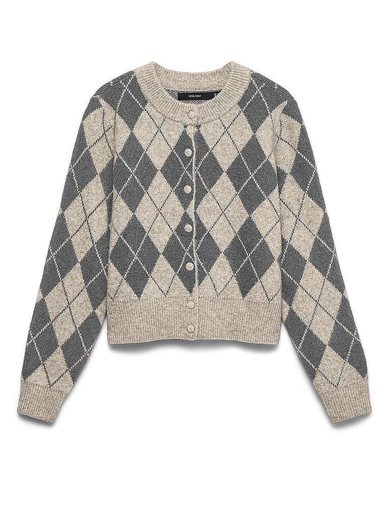 VERO MODA Strickjacke VMHALO grau | XS