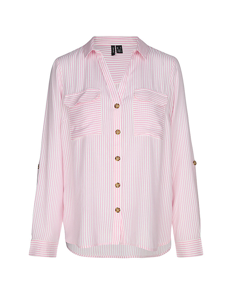 Bluse VMBUMPY pink M damen