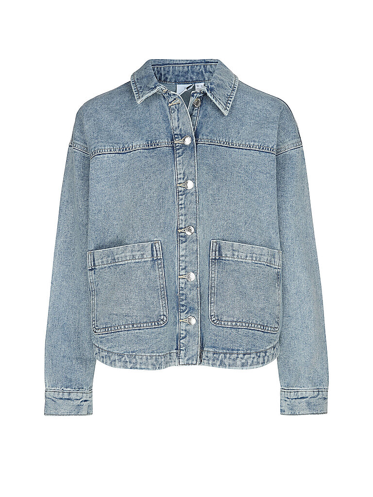 Jeansjacke blau L damen