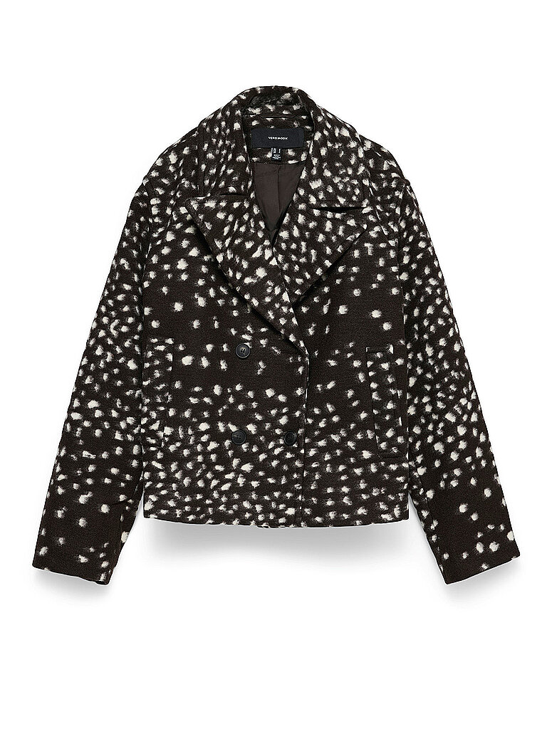 VERO MODA Jacke in Felloptik VMVINCEBELLA  braun | XS