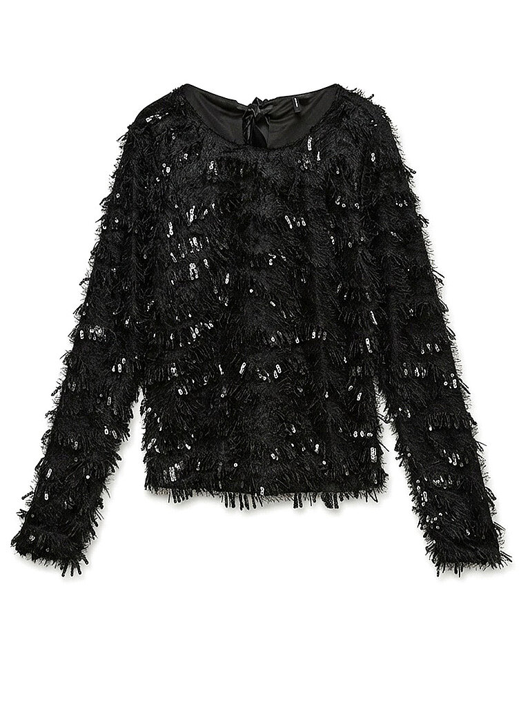 VERO MODA Langarmshirt VMCYLLE schwarz | XS