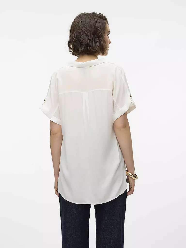 VERO MODA | Bluse  VMBUMPY | weiss