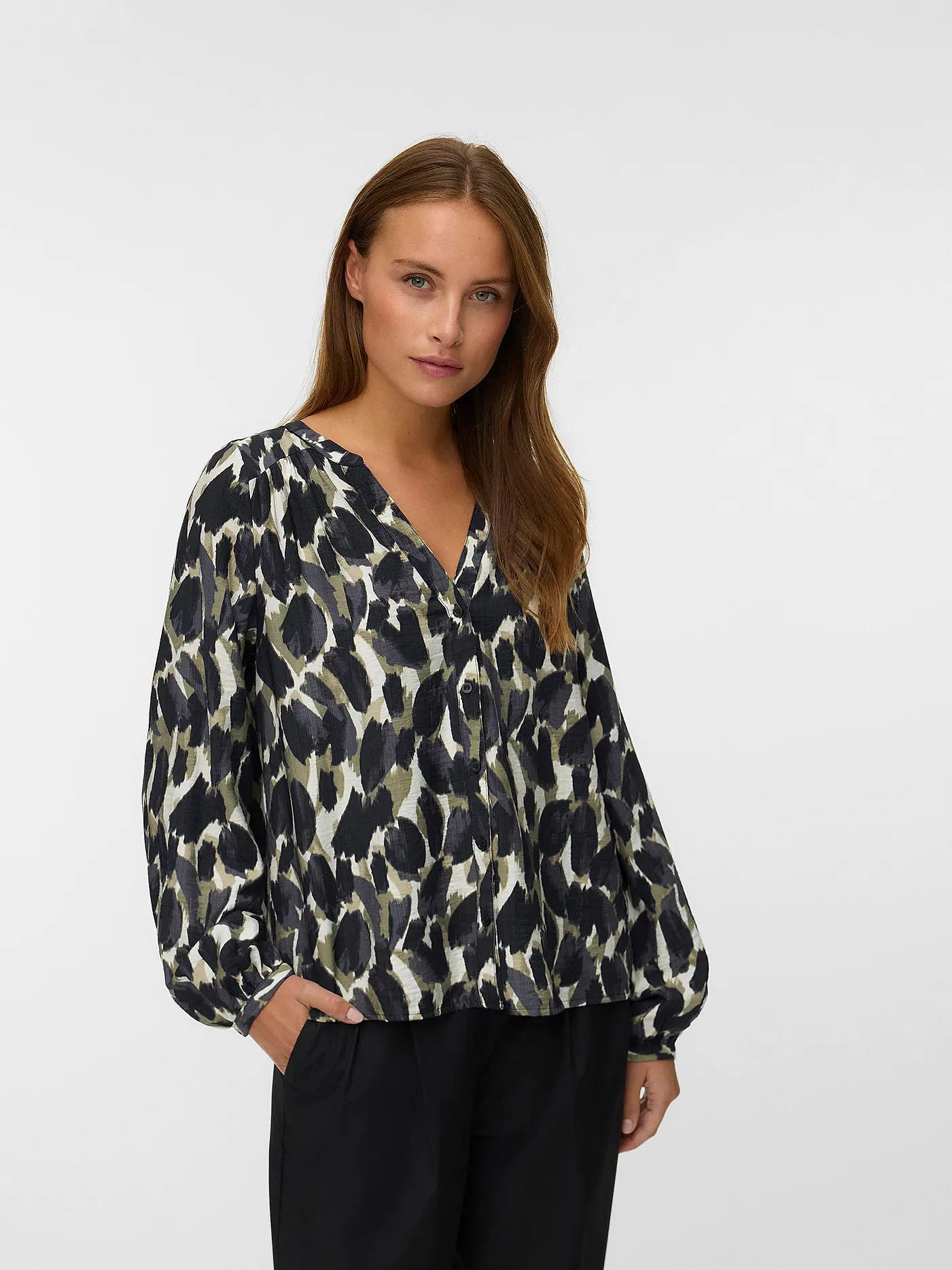 VERO MODA | Bluse VMFANINI | olive