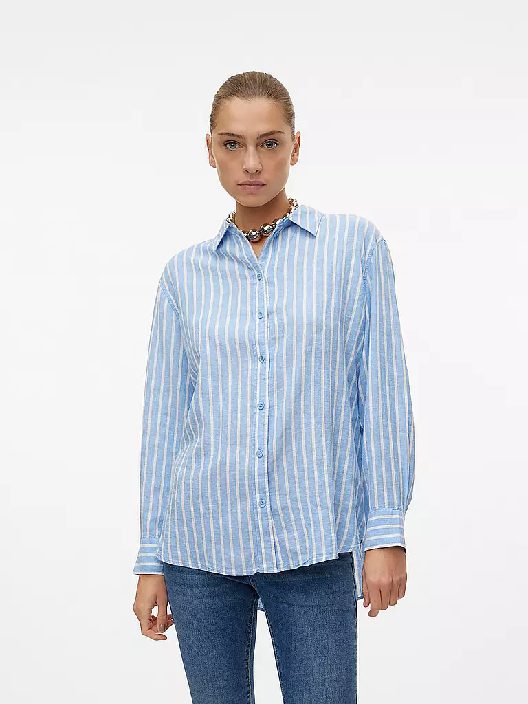 VERO MODA | Bluse VMLINN | dunkelblau