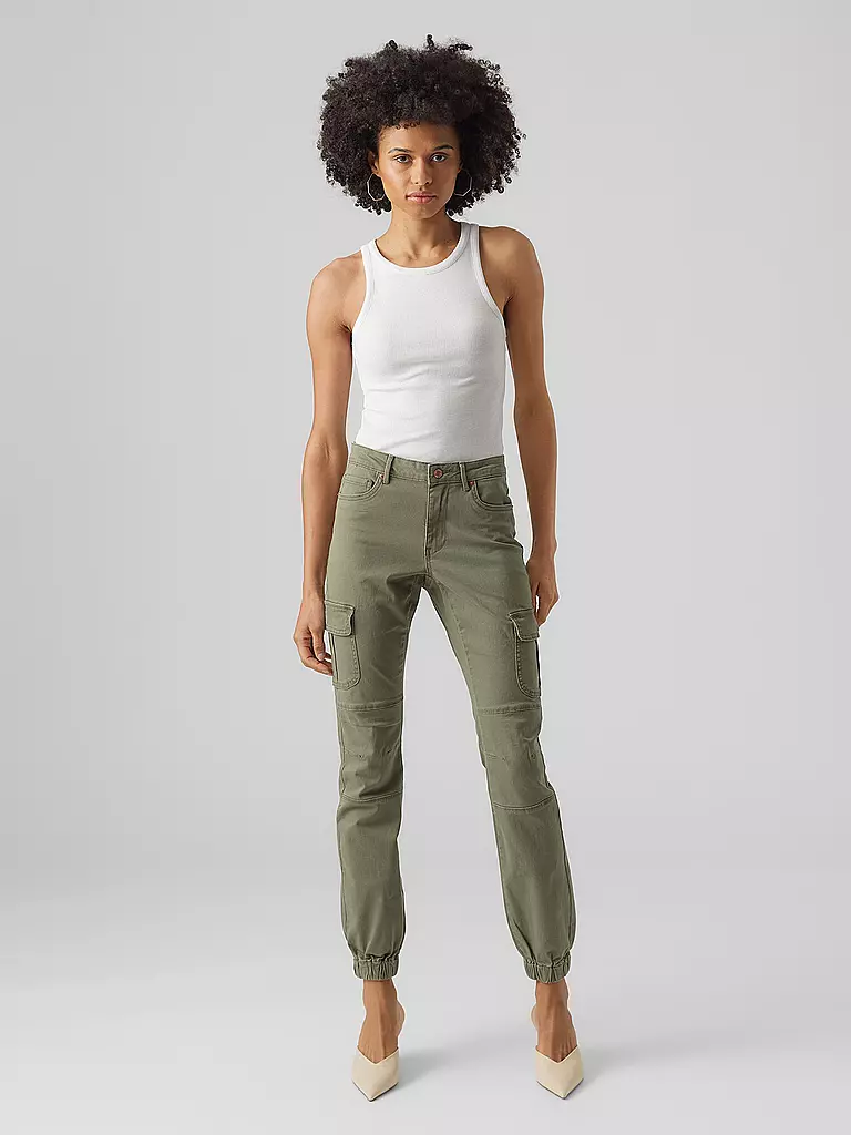 VERO MODA | Cargohose VMIVY | olive