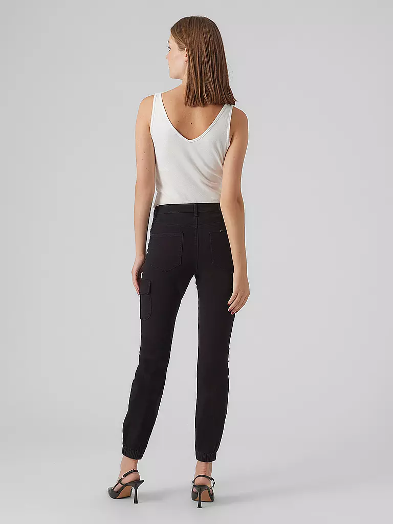 VERO MODA | Cargohose VMIVY | schwarz