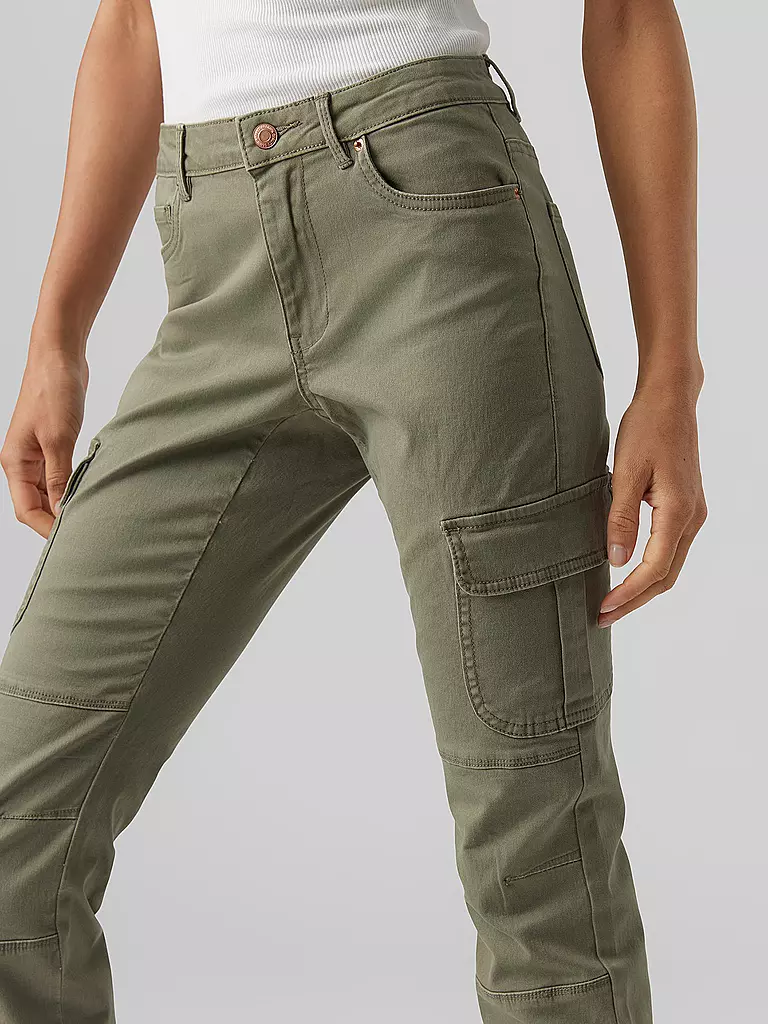 VERO MODA | Cargohose VMIVY | olive