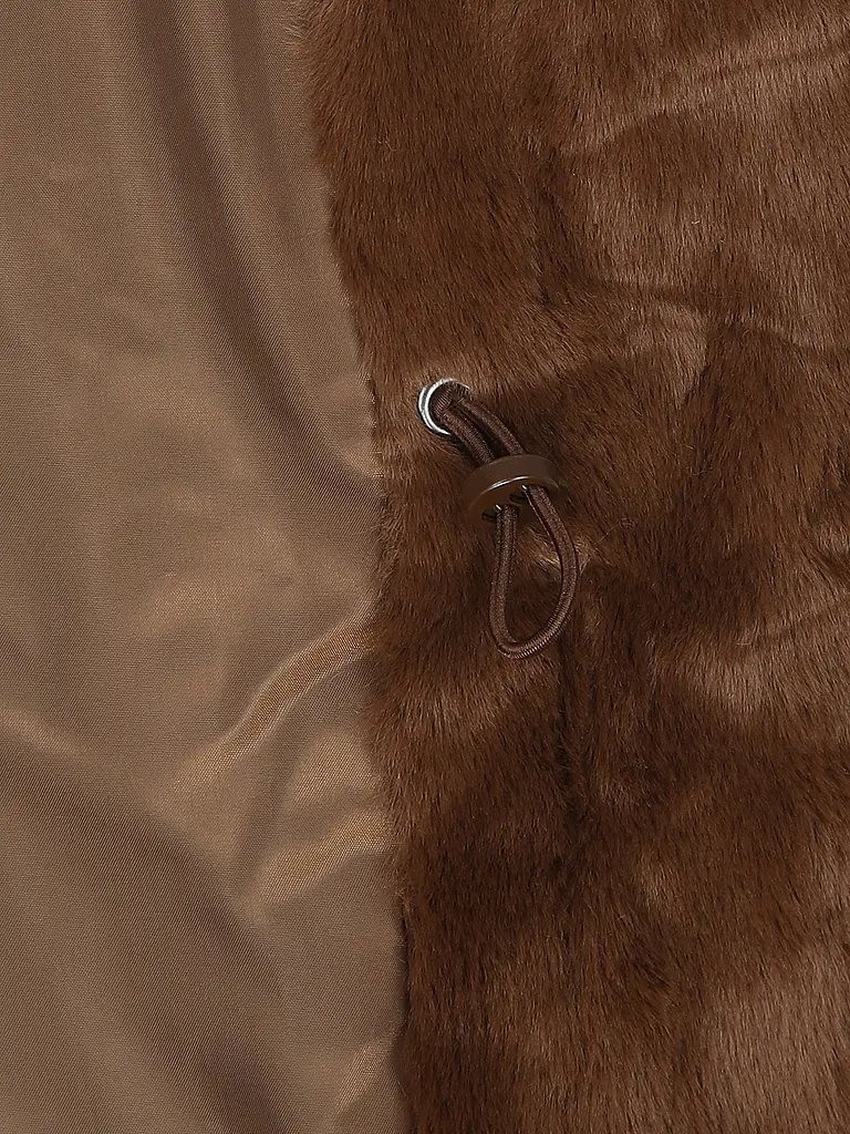 VERO MODA | Gilet in Felloptik VMSONJAPOPPY | Braun