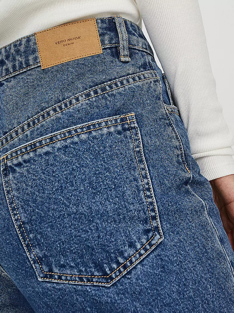 VERO MODA | Highwaist Jeans Wide Leg VMKITHY  | blau