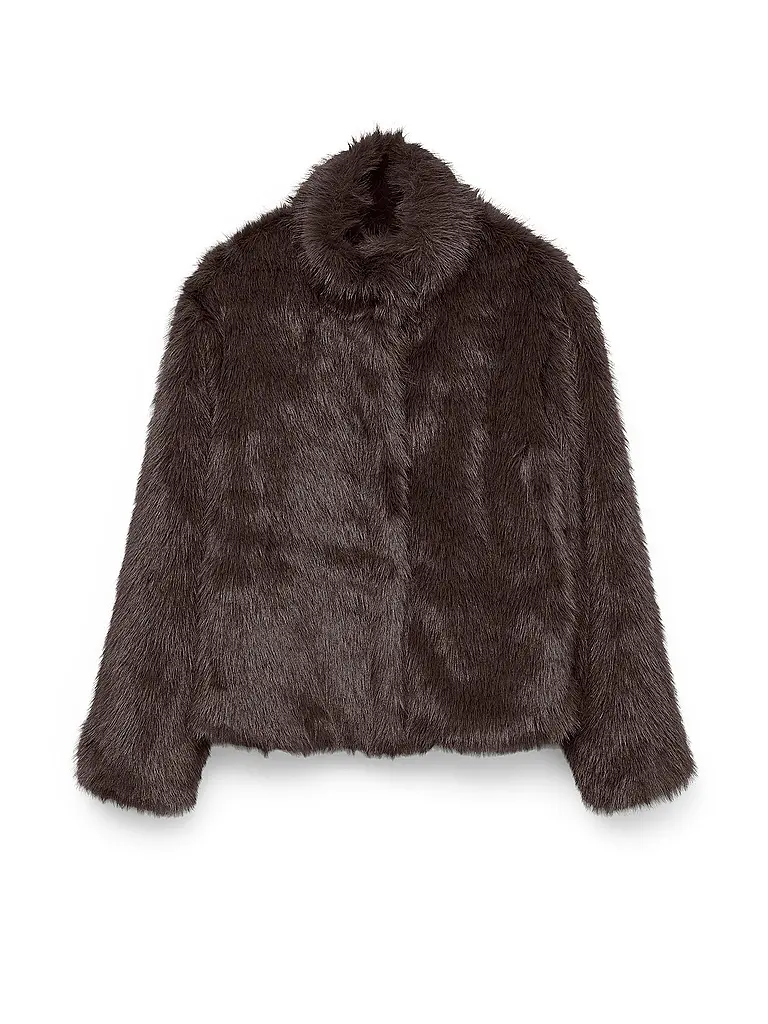 VERO MODA | Jacke in Felloptik VMMONROE | braun