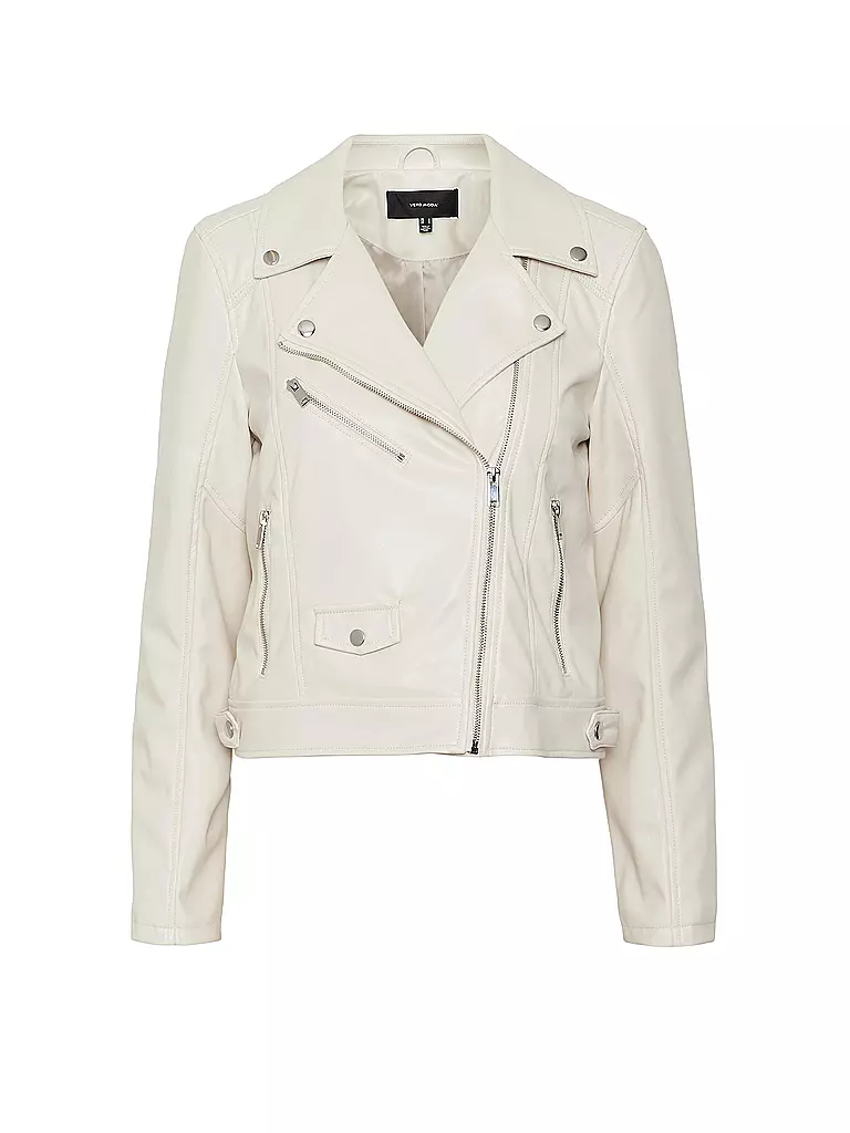 VERO MODA | Jacke in Lederoptik VMBELLA  | creme