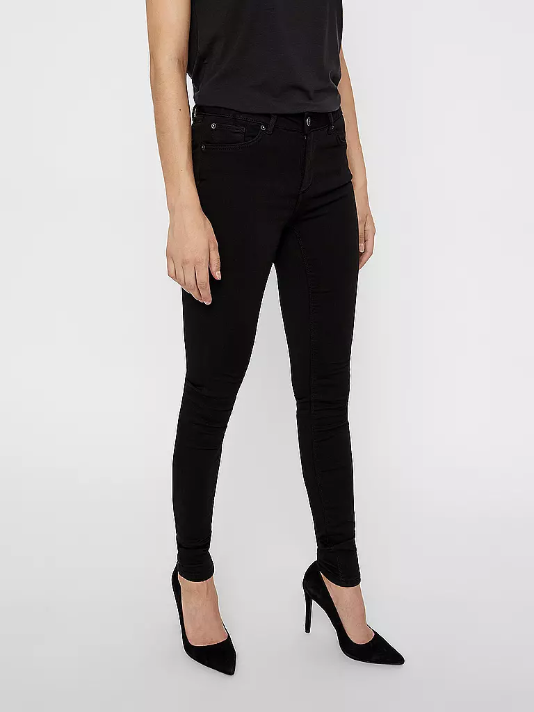 VERO MODA | Jeans Super Slim Fit " VMLUX " | schwarz