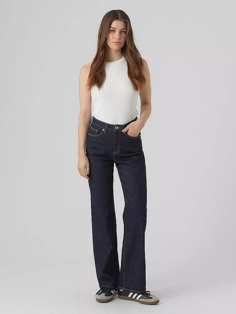 VERO MODA | Jeans Wide Leg VMTESSA  | dunkelblau