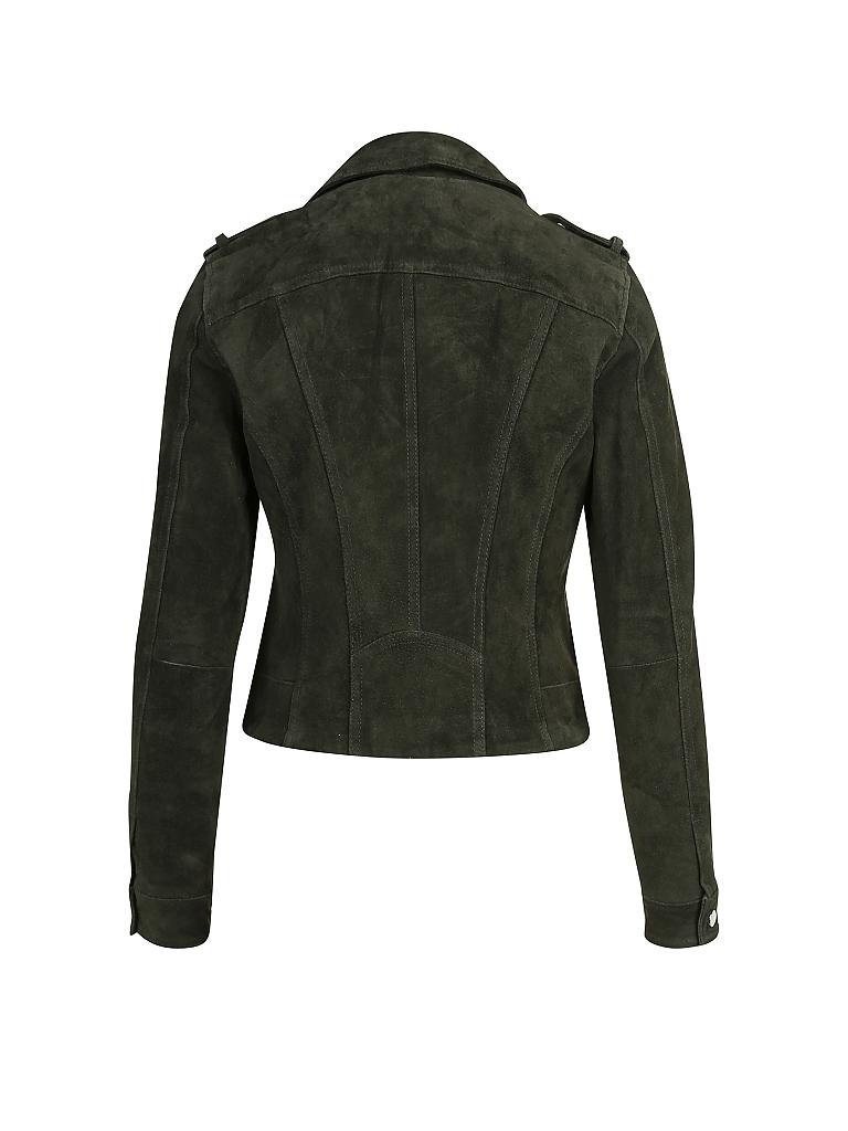 VERO MODA | Lederjacke "VMROYCE" | grün