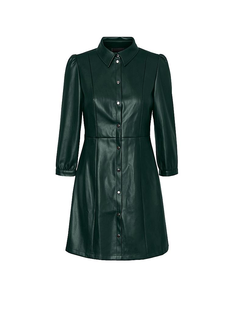 VERO MODA | Lederkleid VMBUTTERMOLLY | grün