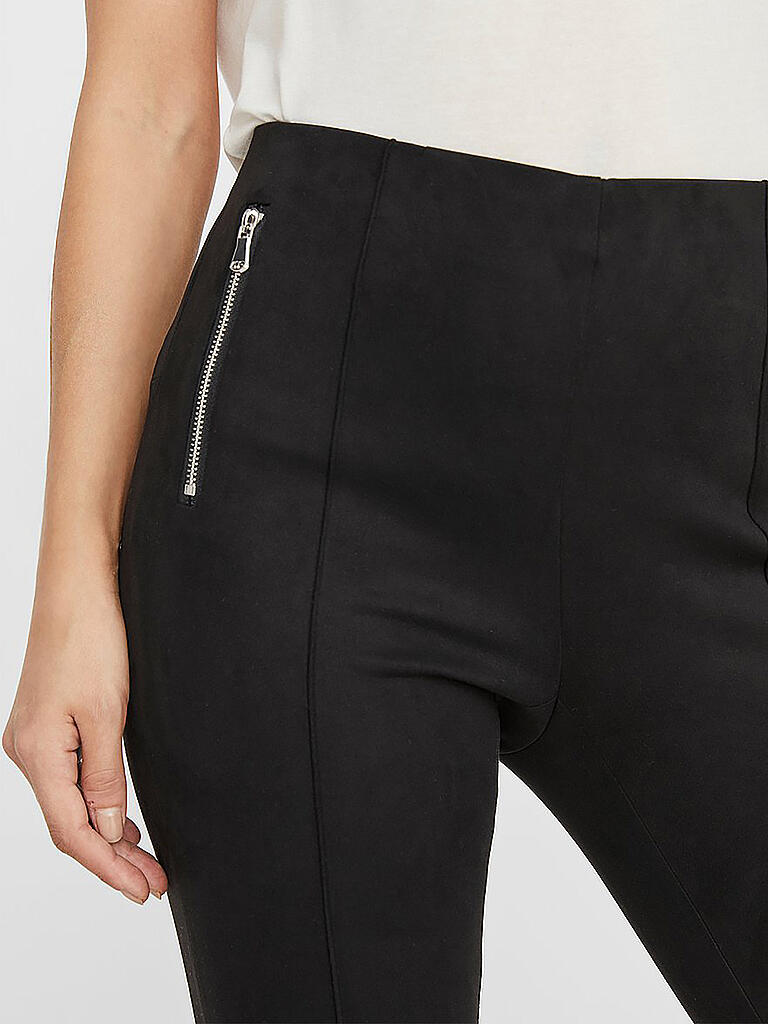 VERO MODA | Lederleggings VMCAVA | schwarz