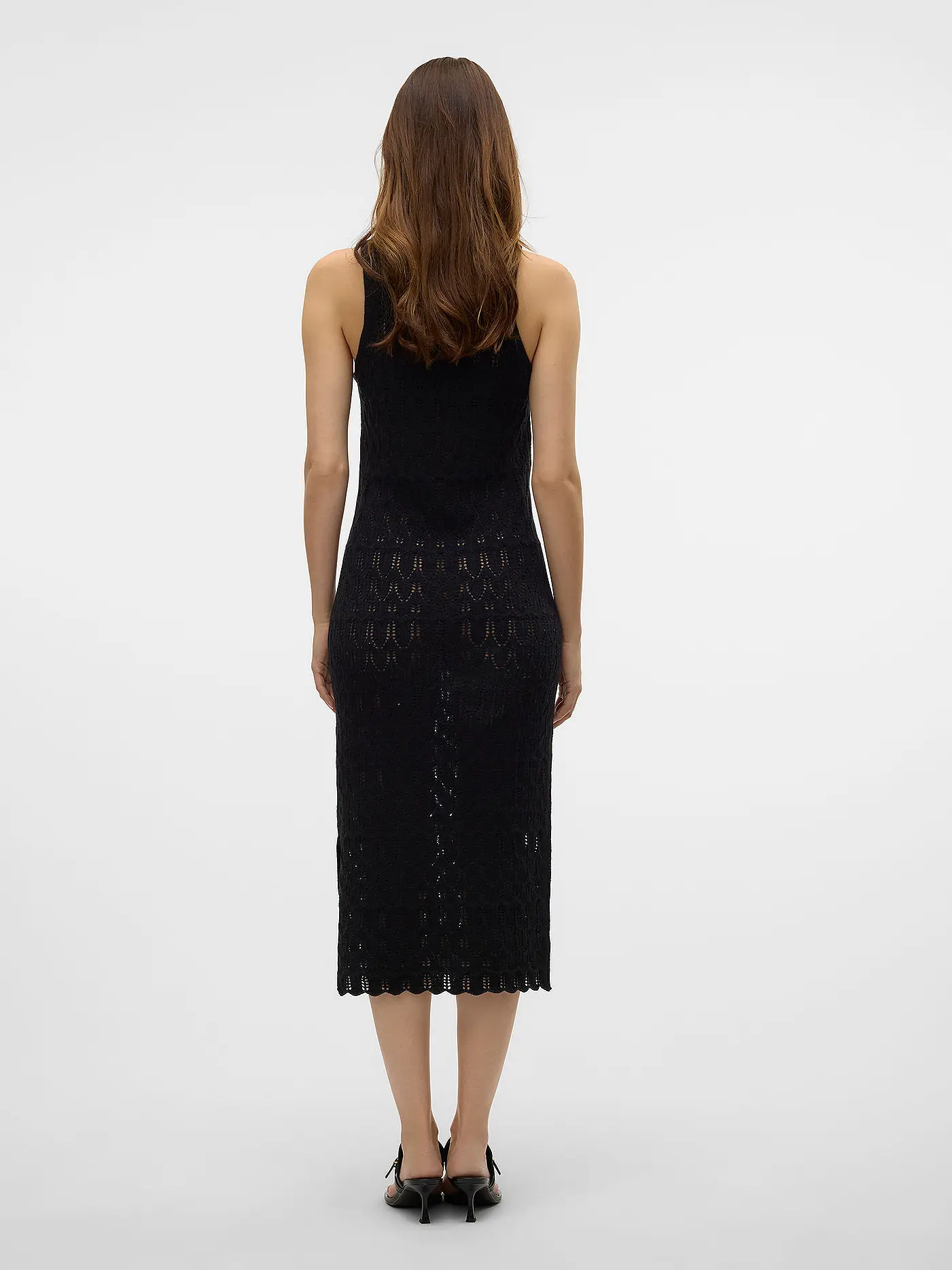 VERO MODA | Midikleid  VMFABIENNE | schwarz