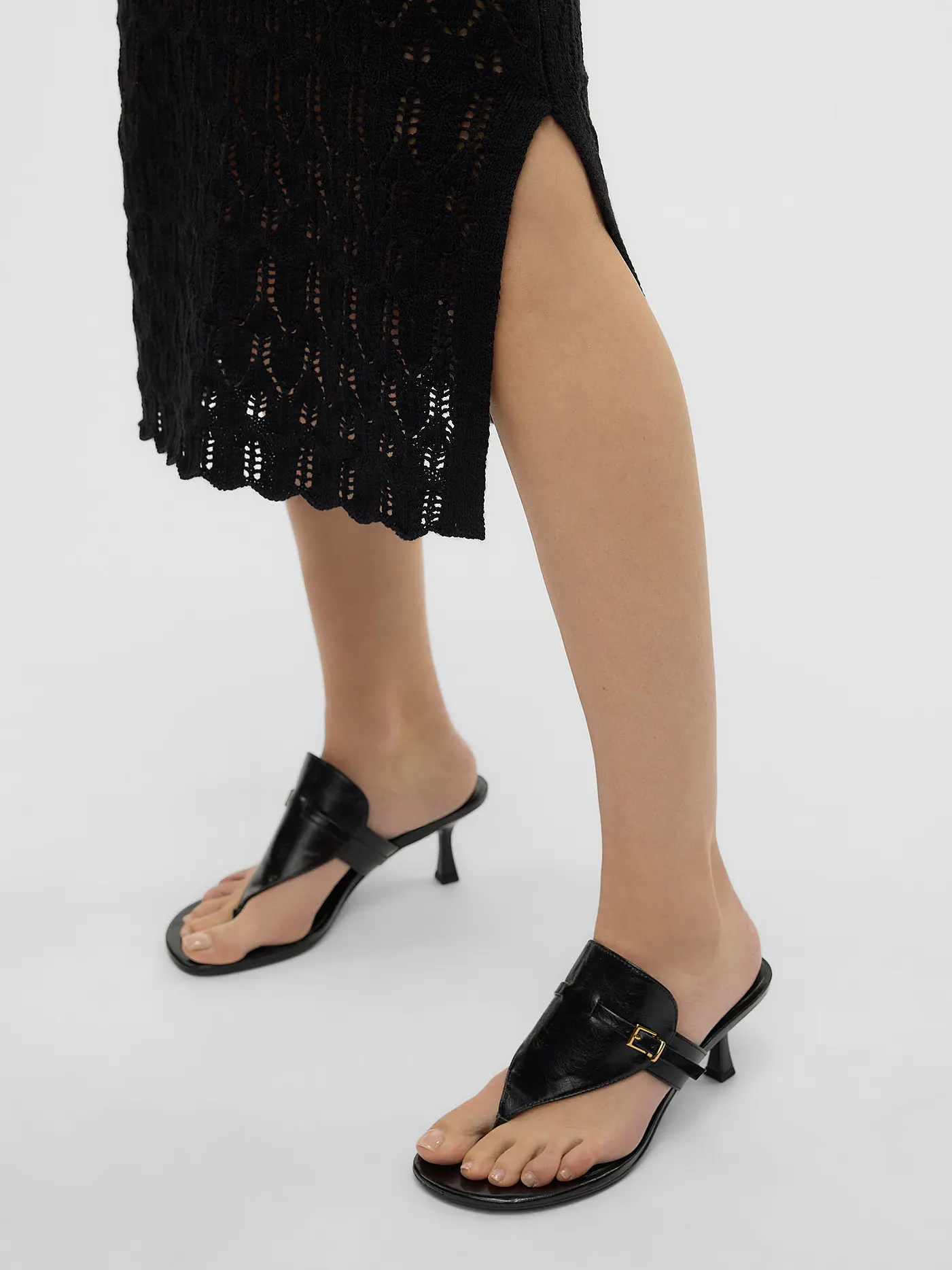 VERO MODA | Midikleid  VMFABIENNE | schwarz