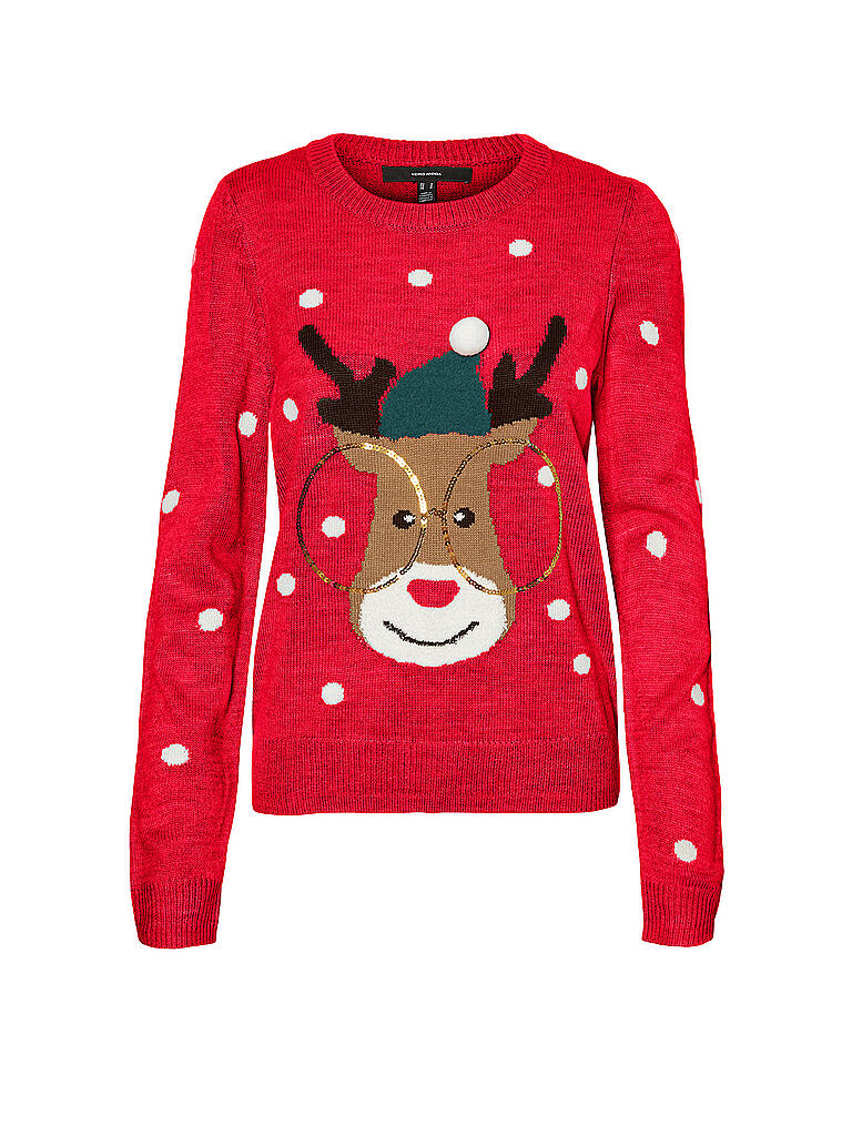 VERO MODA | Pullover " VMTINSEL " | rot