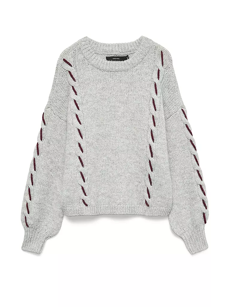 VERO MODA | Pullover VMILINA | hellgrau