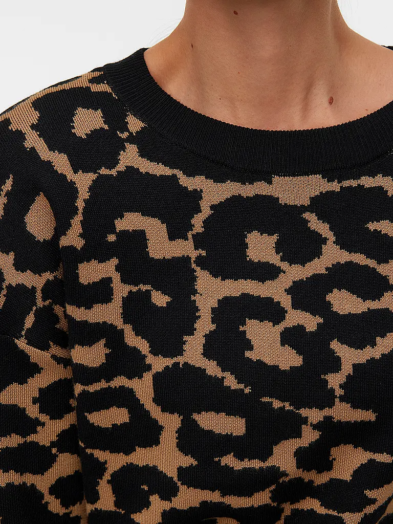 VERO MODA | Pullover VMSILJEANIMAL | Schwarz