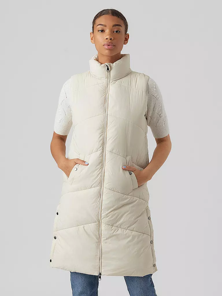 VERO MODA | Steppgilet VMUPPSALA  | creme