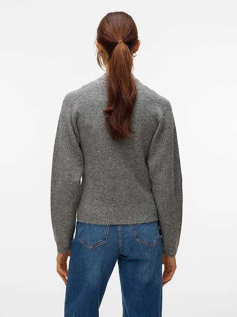 VERO MODA | Strickjacke VMBANG | grau