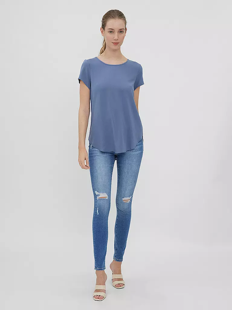 VERO MODA | T-Shirt VMBECCA  | hellblau