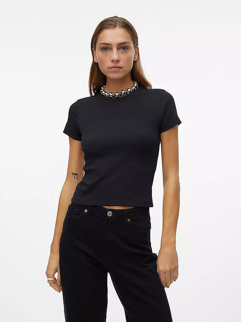 VERO MODA | T-Shirt VMCHLOE | schwarz