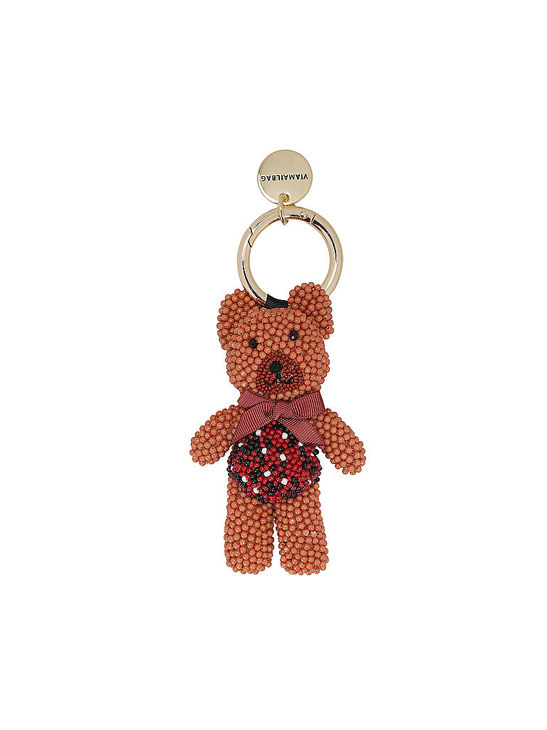 VIAMAILBAG Schlüsselanhänger BÄR braun