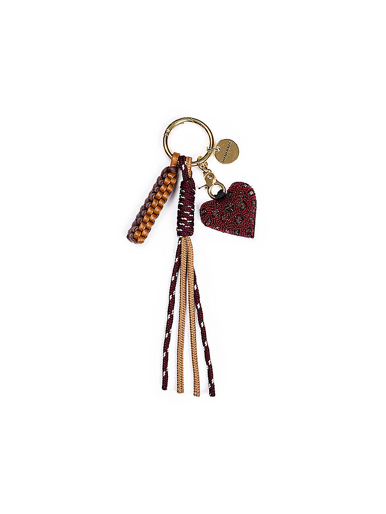 VIAMAILBAG Schlüsselanhänger - Taschenanhänger ART.03 dunkelrot