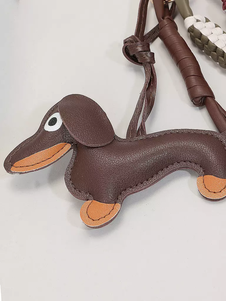VIAMAILBAG | Schlüsselanhänger DACKEL | camel