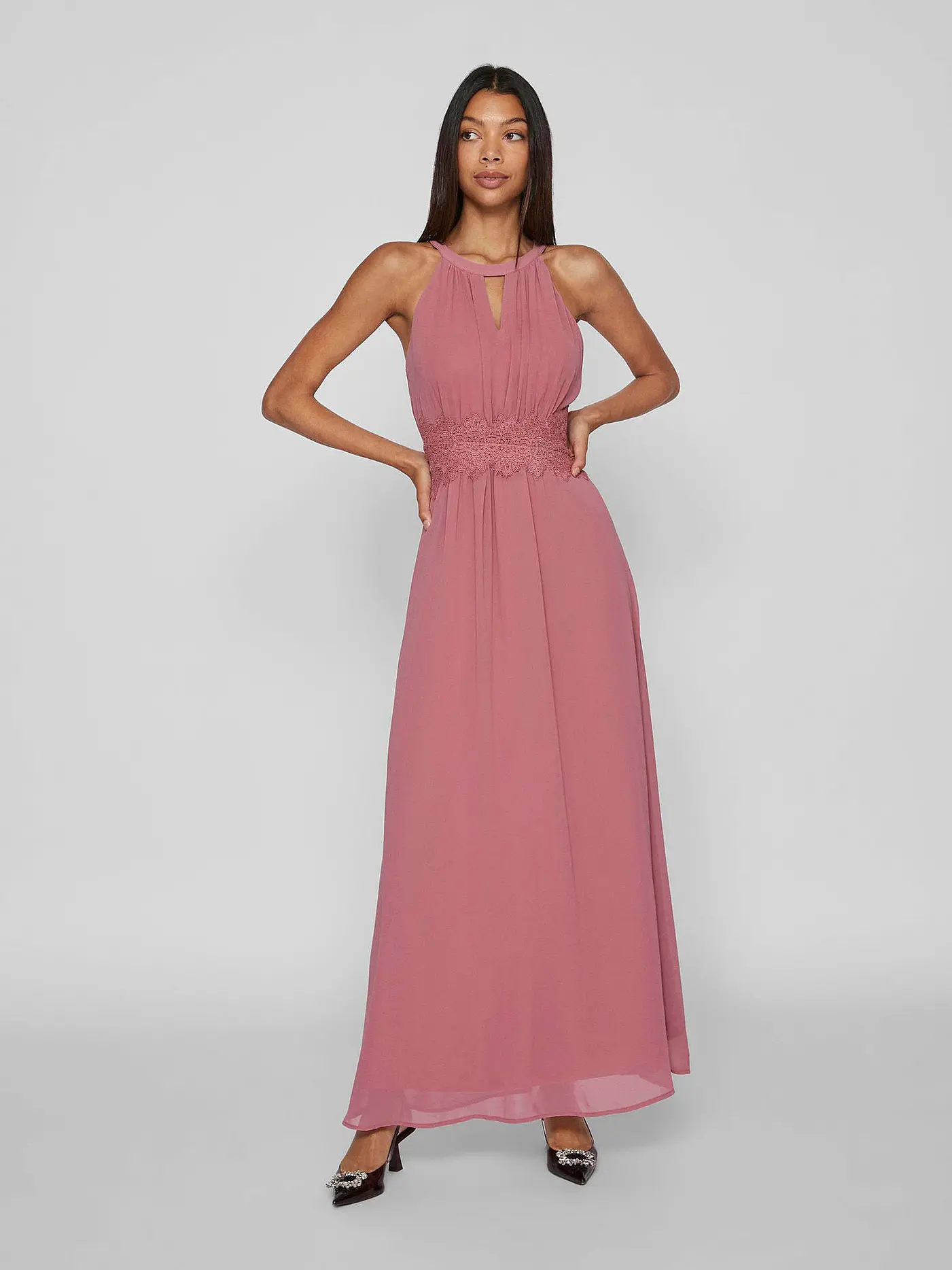 VILA | Abendkleid VIMILINA  | rosa