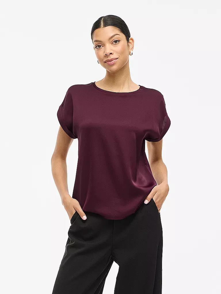 VILA | Blusenshirt VIELLETTE | beere