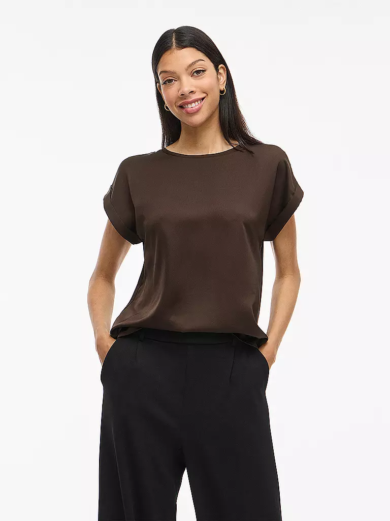 VILA | Blusenshirt VIELLETTE | beere
