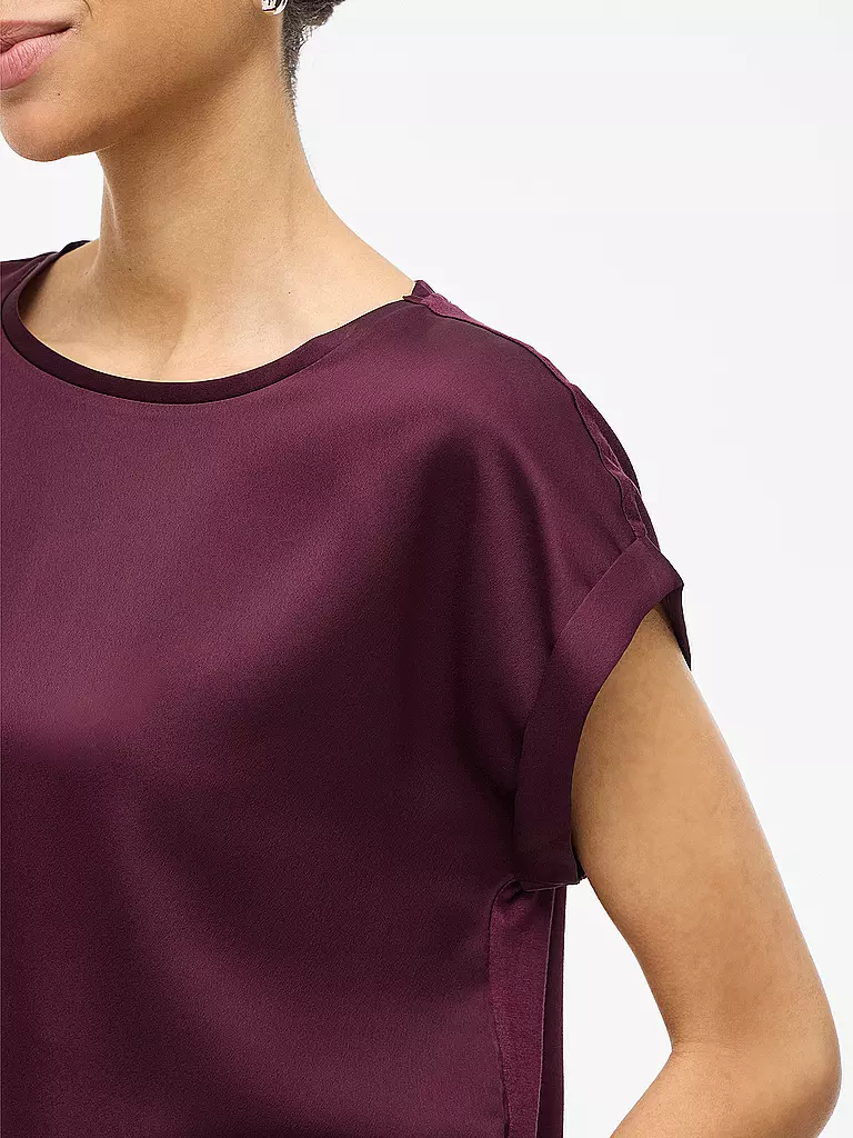 VILA | Blusenshirt VIELLETTE | beere