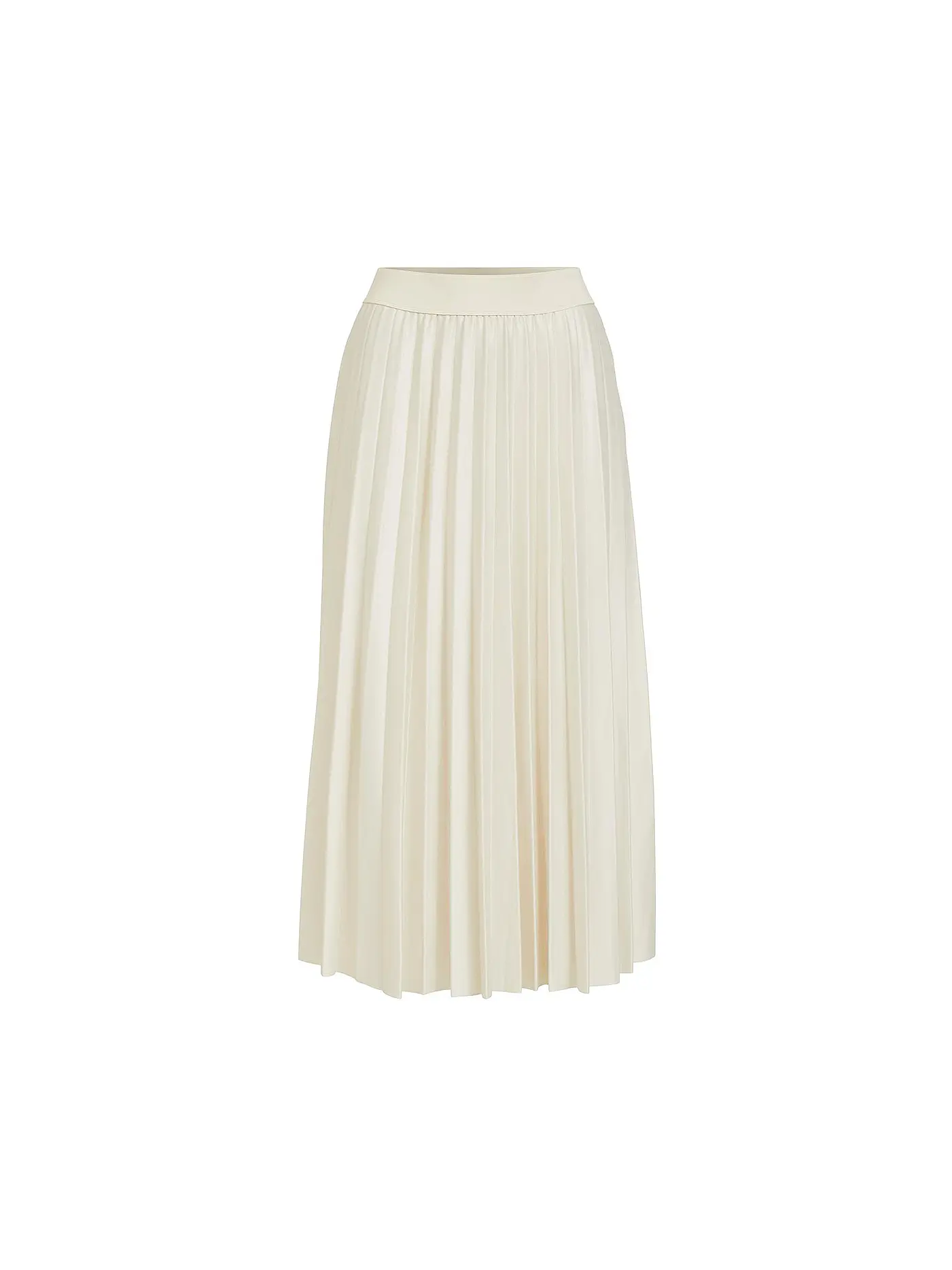 VILA | Plisseerock VINITBAN  | beige
