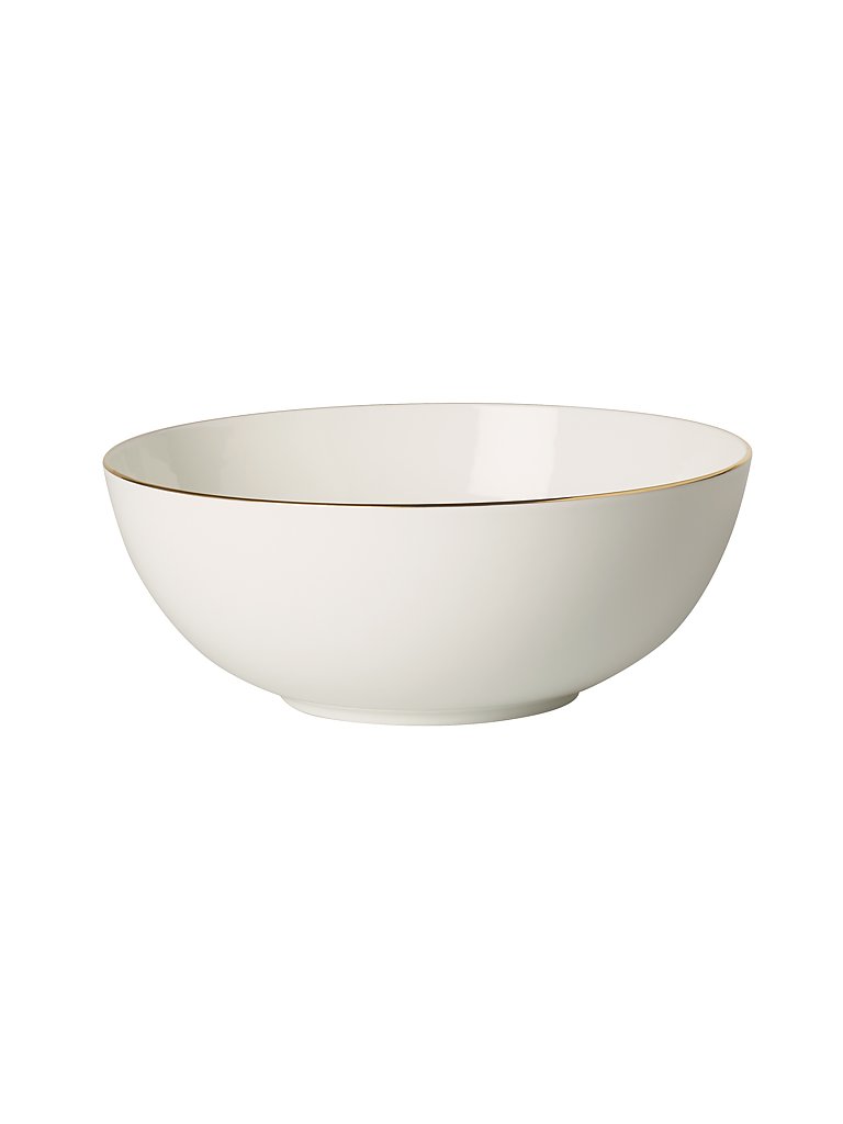 VILLEROY & BOCH SIGNATURE Schüssel rund Anmut Gold 23cm weiss