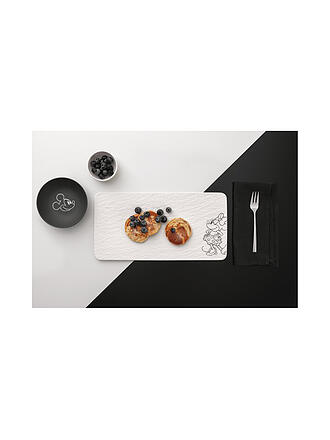 VILLEROY & BOCH | Servierplatte 35x18cm MANUFACTURE-MICKEY MOUSE Weiss