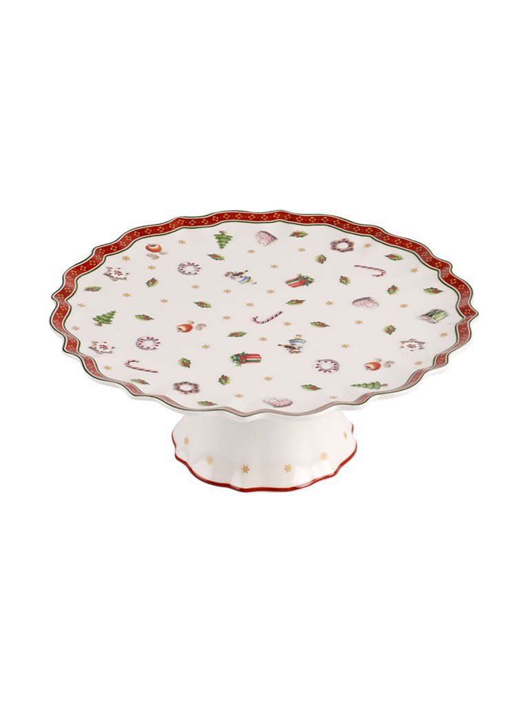 VILLEROY & BOCH Toy's Delight Kuchenplatte auf Fuss klein 21cm  bunt