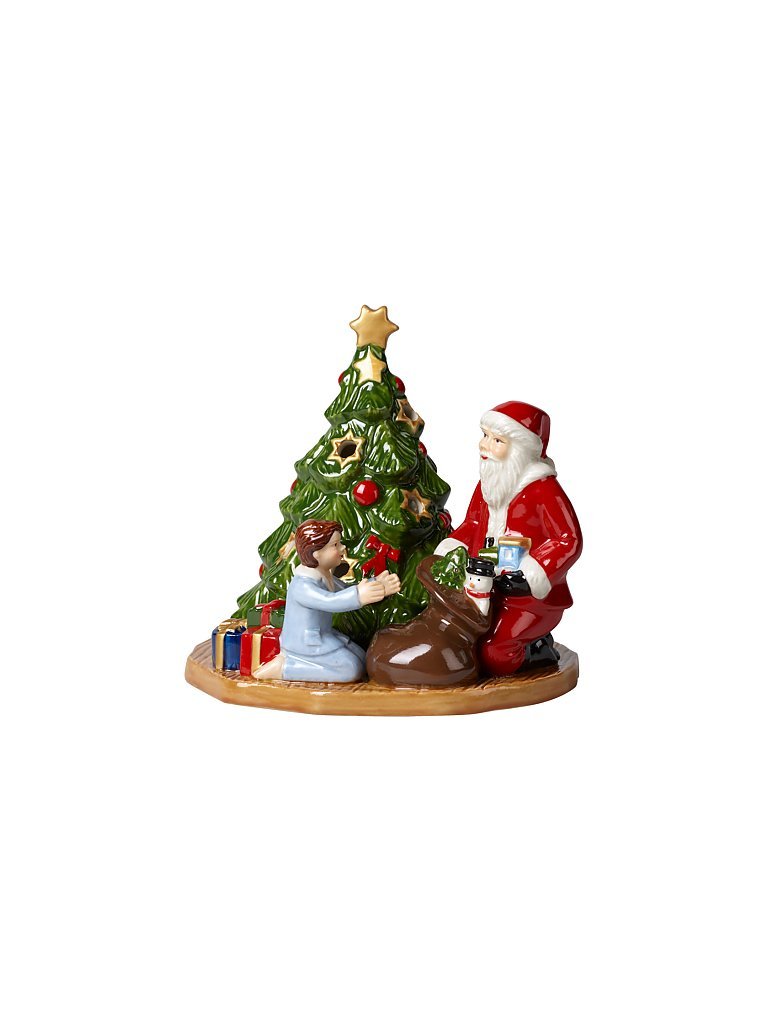 VILLEROY & BOCH Christmas Toys - Windlicht Bescherung 14x14x13cm bunt
