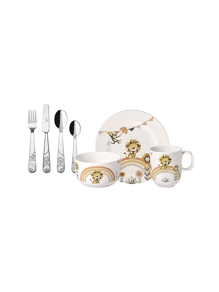 Kinder Geschirrset 7tlg Roar Like A Lion beige baby