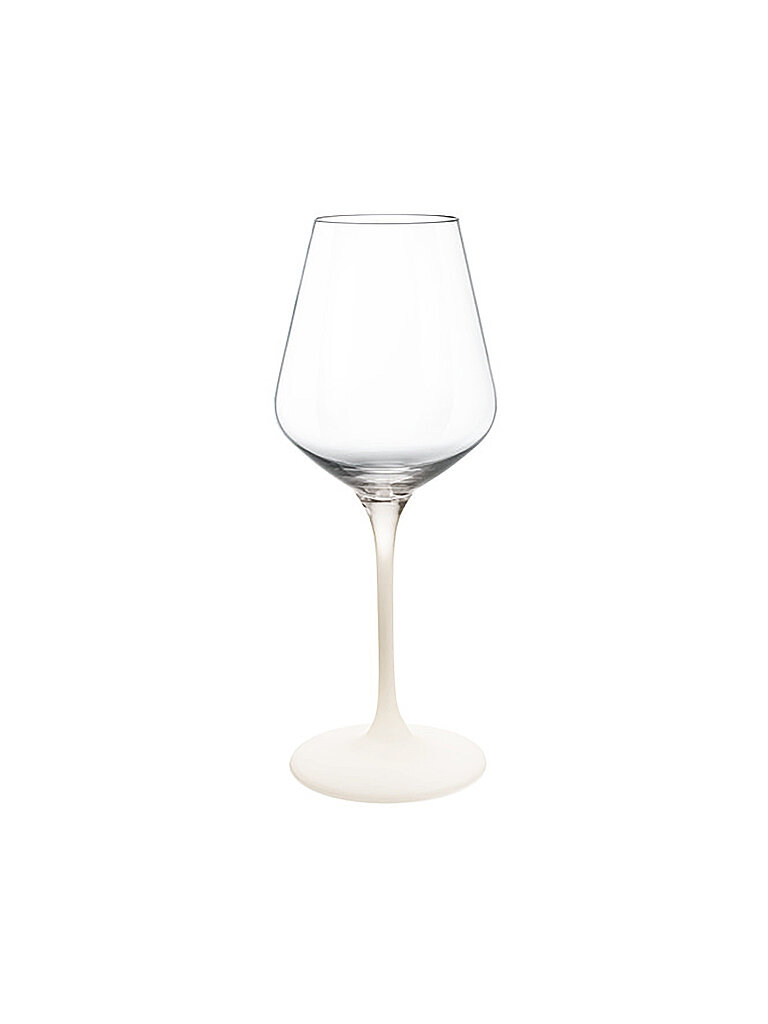 VILLEROY & BOCH Weissweinglas 4er Set MANUFACTURE ROCK BLANC GLAS weiss